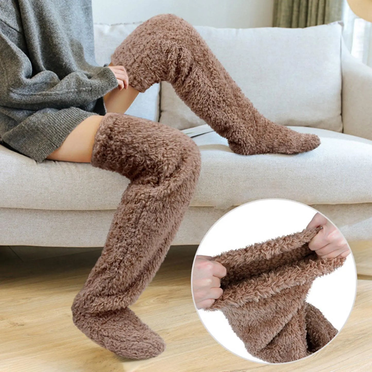 Winter Socks Plus เครื่องอุ่นสำหรับผู้หญิง