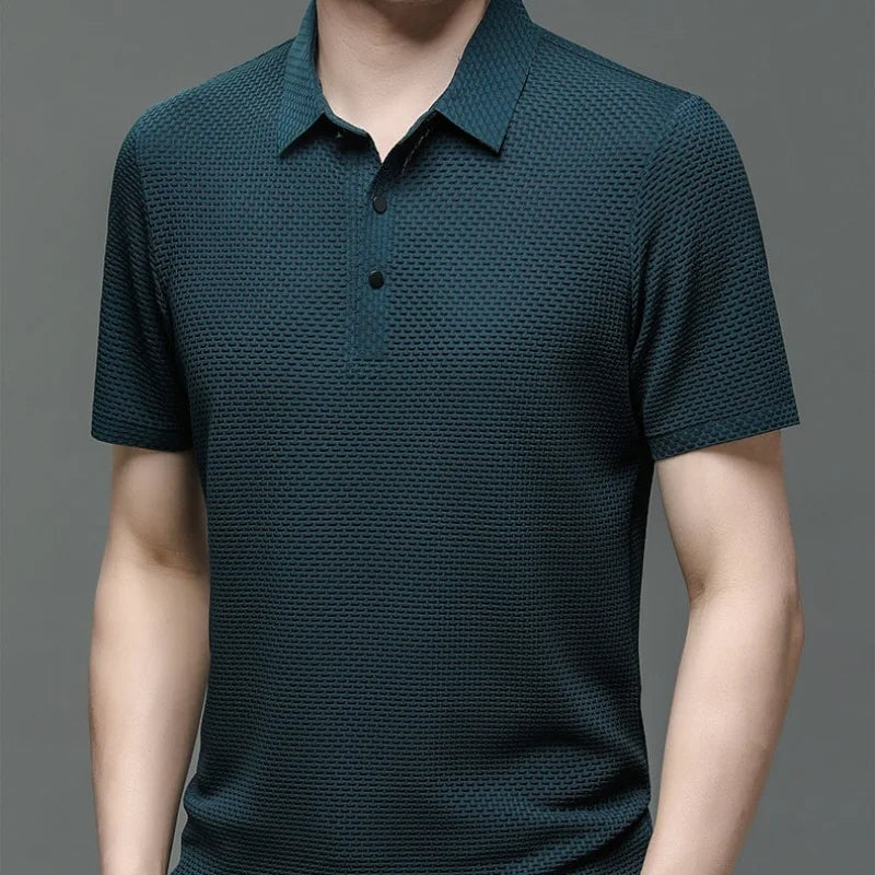 Business Casual Sweat-absorbing Men's Short Sleeve T-shirt