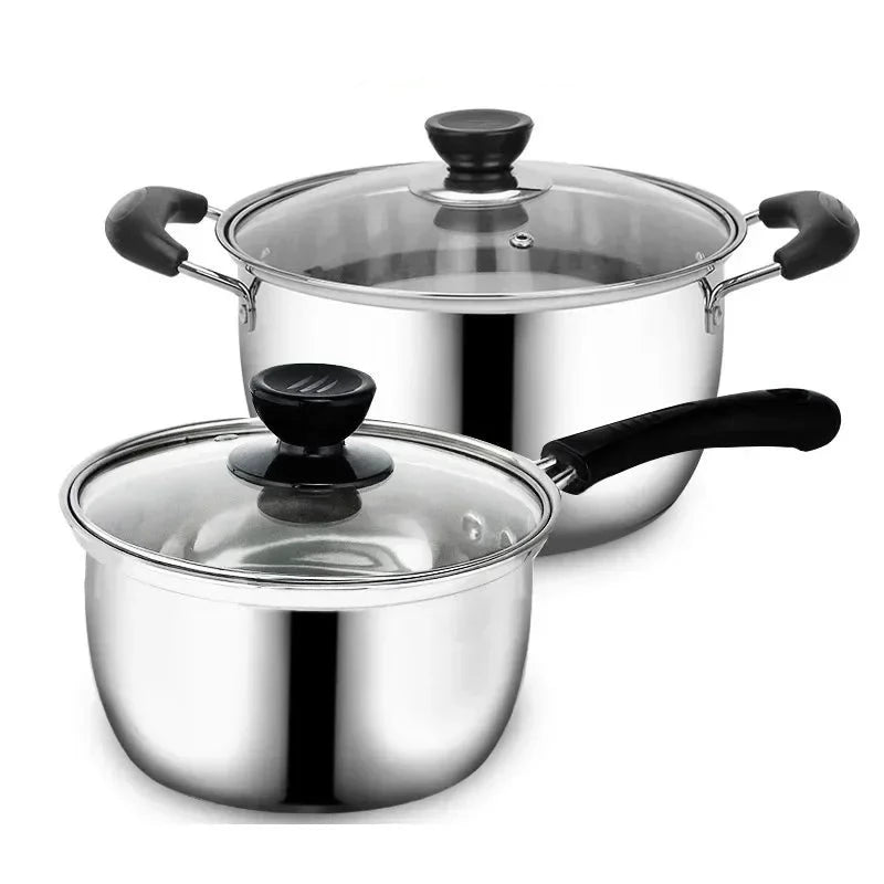 Double Bottom Nonmagnetic Cooking Multi purpose pot