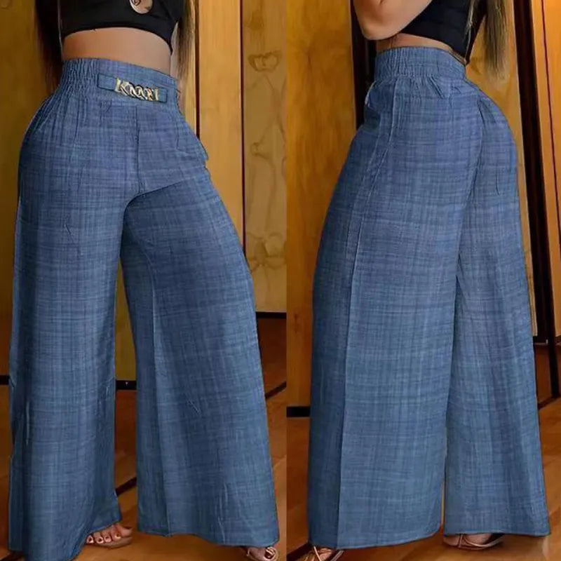 High Waist Wide Women Trousers