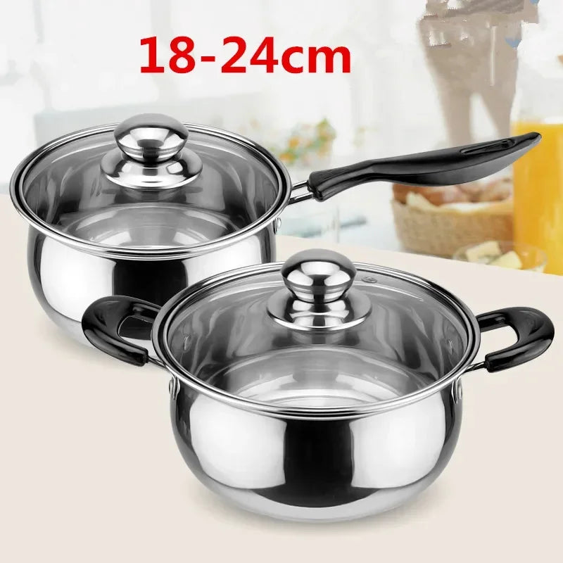 Double Bottom Nonmagnetic Cooking Multi purpose pot